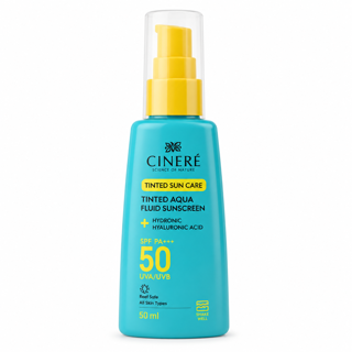 ضدآفتاب فلوئید رنگی SPF 50 سینره